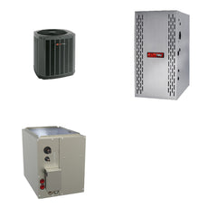 TRANE TRANE 42000 BTU R-454B 15.2 SEER2 Central Heat Pump + Furnace + Coil