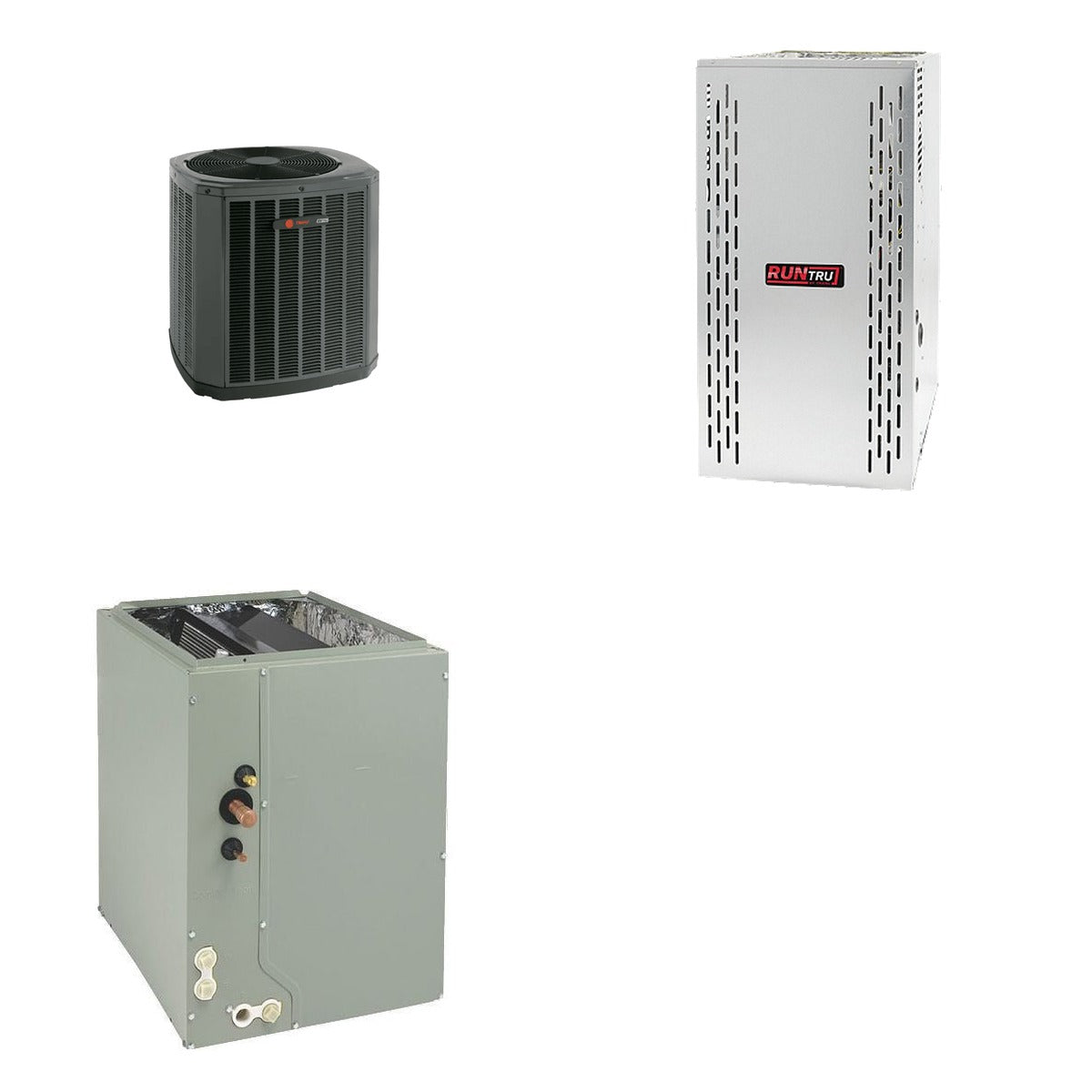 TRANE TRANE 42000 BTU R-454B 15 SEER2 Central Split Dual Fuel System