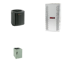 TRANE TRANE 42000 BTU R-454B 15 SEER2 Central Heat Pump + Furnace + Coil