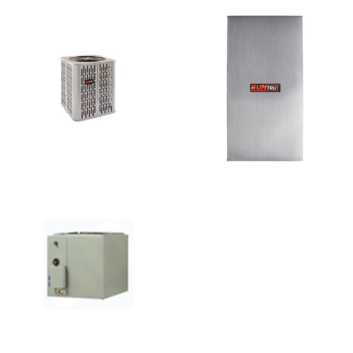 TRANE TRANE 60000 BTU R-454B 15.2 SEER2 Central Heat Pump + Furnace + Coil