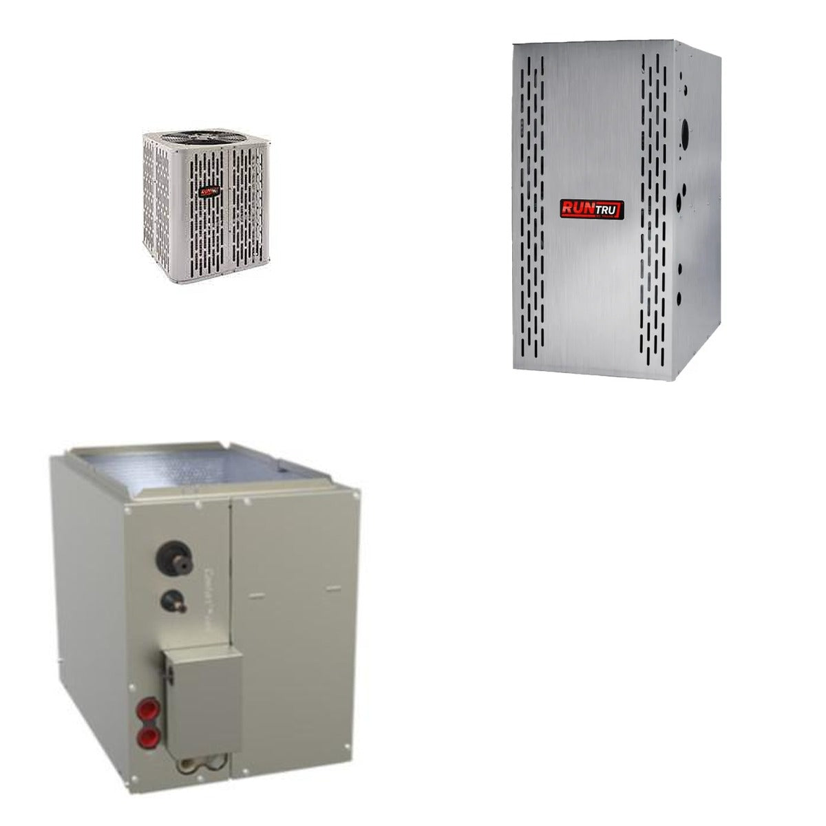 TRANE TRANE 60000 BTU R-454B 15 SEER2 Central Furnace + Coil Dual Fuel System
