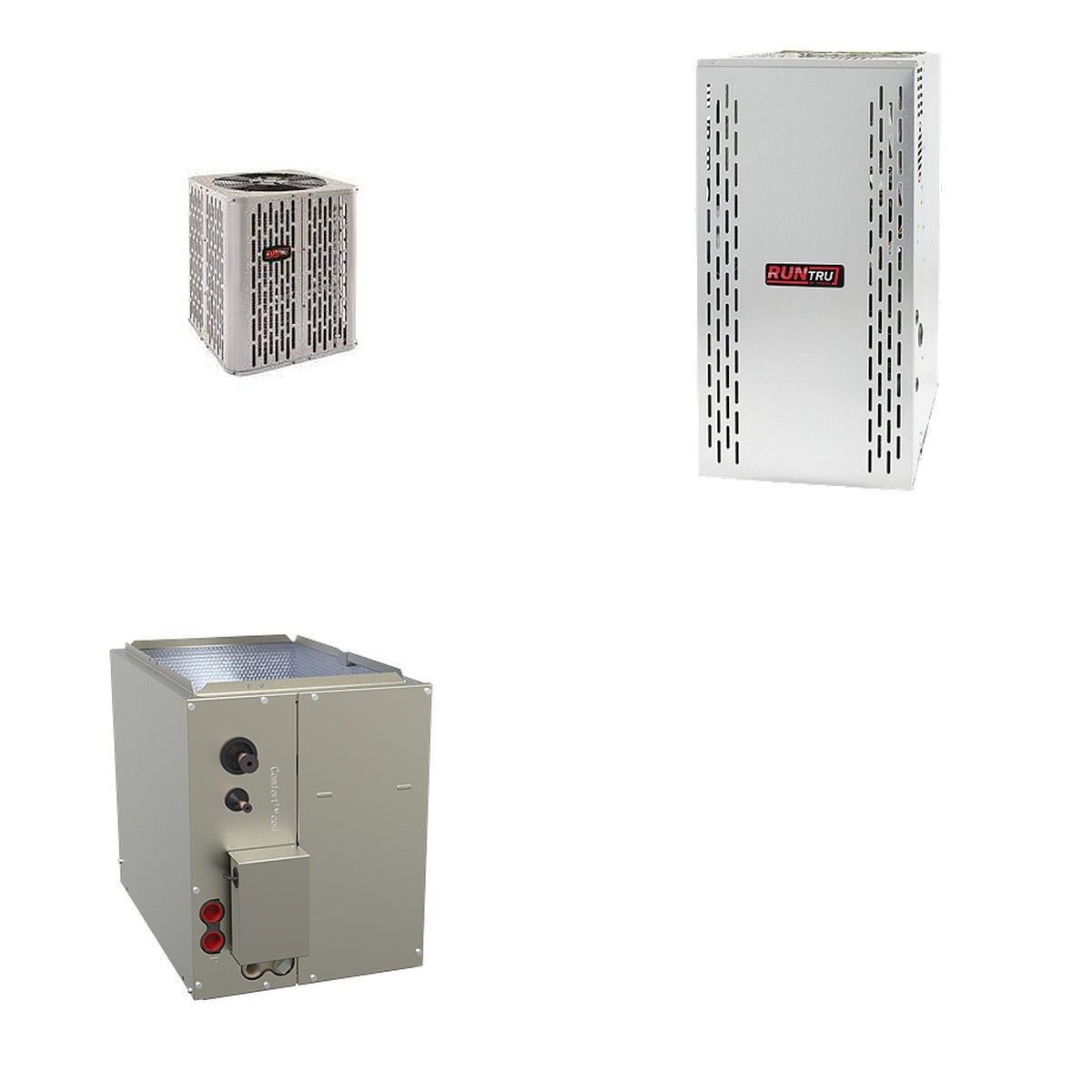 TRANE TRANE 60000 BTU R-454B 15.2 SEER2 Central Heat Pump + Furnace + Coil