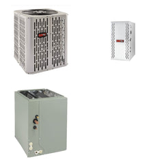 TRANE TRANE 30000 BTU R-454B 14.3 SEER2 Central Heat Pump + Furnace + Coil