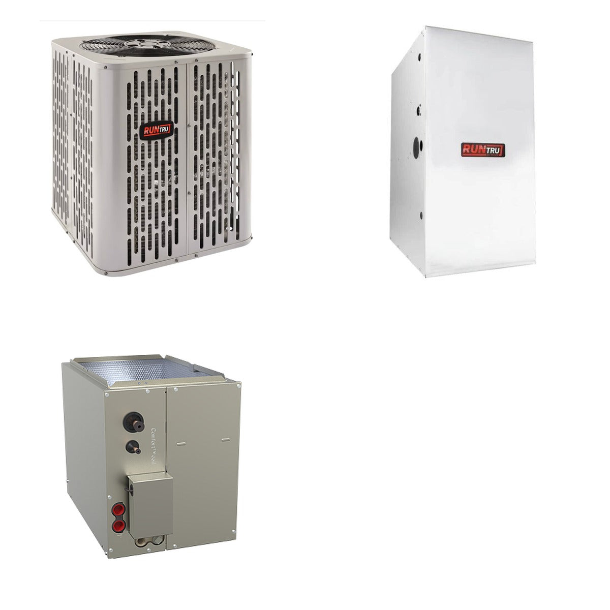 TRANE TRANE 42000 BTU R-454B 14.3 SEER2 Central Furnace + Coil Dual Fuel System