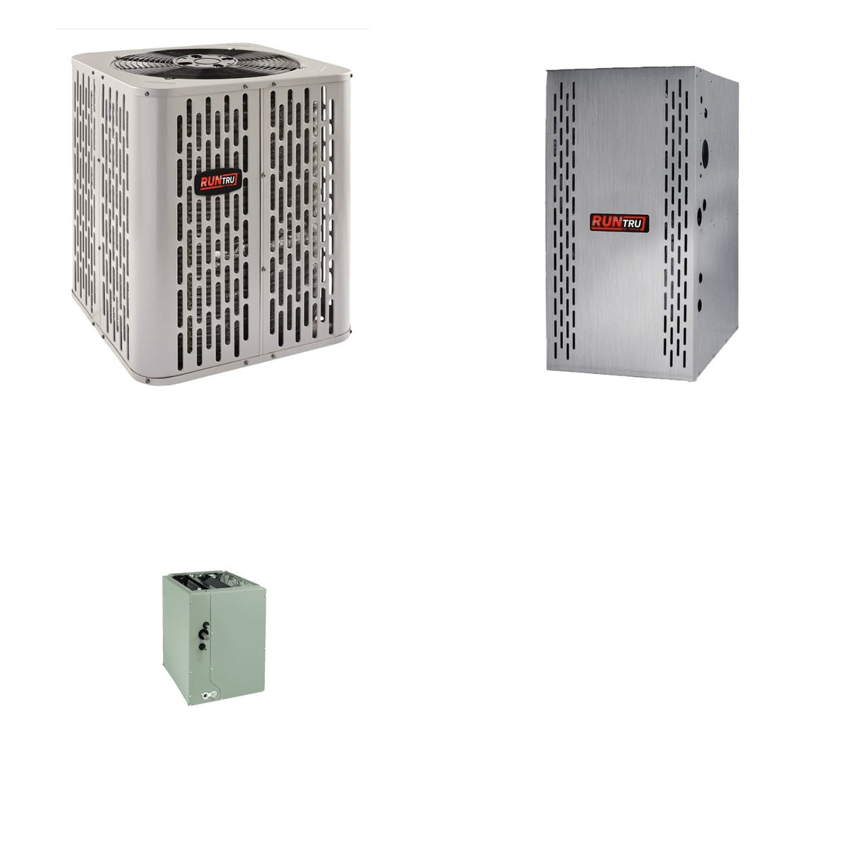 TRANE TRANE 42000 BTU R-454B 14.3 SEER2 Central Heat Pump + Furnace + Coil