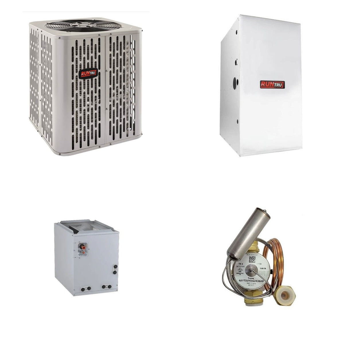 TRANE TRANE 48000 BTU R-454B 14 SEER2 Central Split Dual Fuel System