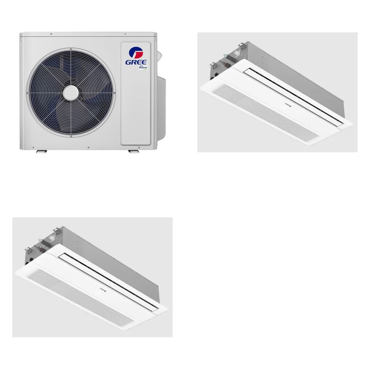 GREE GREE 48000 BTU R-32 21 SEER2 5-Zone 1-Way Ceiling Cassette System