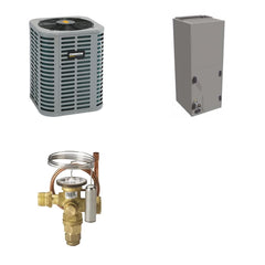 Oxbox Oxbox 1.5-Ton 18000 BTU R-454B 14.3 SEER2 Heat Pump Split System - J5HP5018A1000+J5AH5E24A1B00+5AYTXVH3A1836A