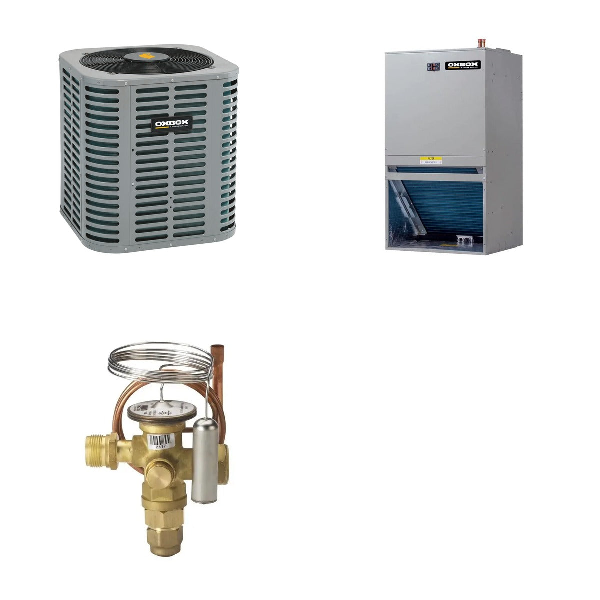 Oxbox Oxbox 1.5-Ton 18000 BTU R-454B 14.3 SEER2 Split AC System - J5AC5018A1000+5JMM4A0A24S21S+5AYTXVH3A1836A