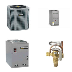 Oxbox Oxbox 3-Ton 36000 BTU R-454B 14.3 SEER2 Gas/Electric Split System - J5AC5036A1000+J962V060BU3SA+J5MXCA003AC6HC+5AYTXVH3A1836A