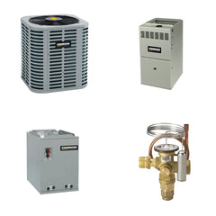 Oxbox Oxbox 3-Ton 36000 BTU R-454B 14.3 SEER2 Gas/Electric Split System - J5AC5036A1000+J801V040AM3SEA+J5GXCA003AC6HU+5AYTXVH3A1836A