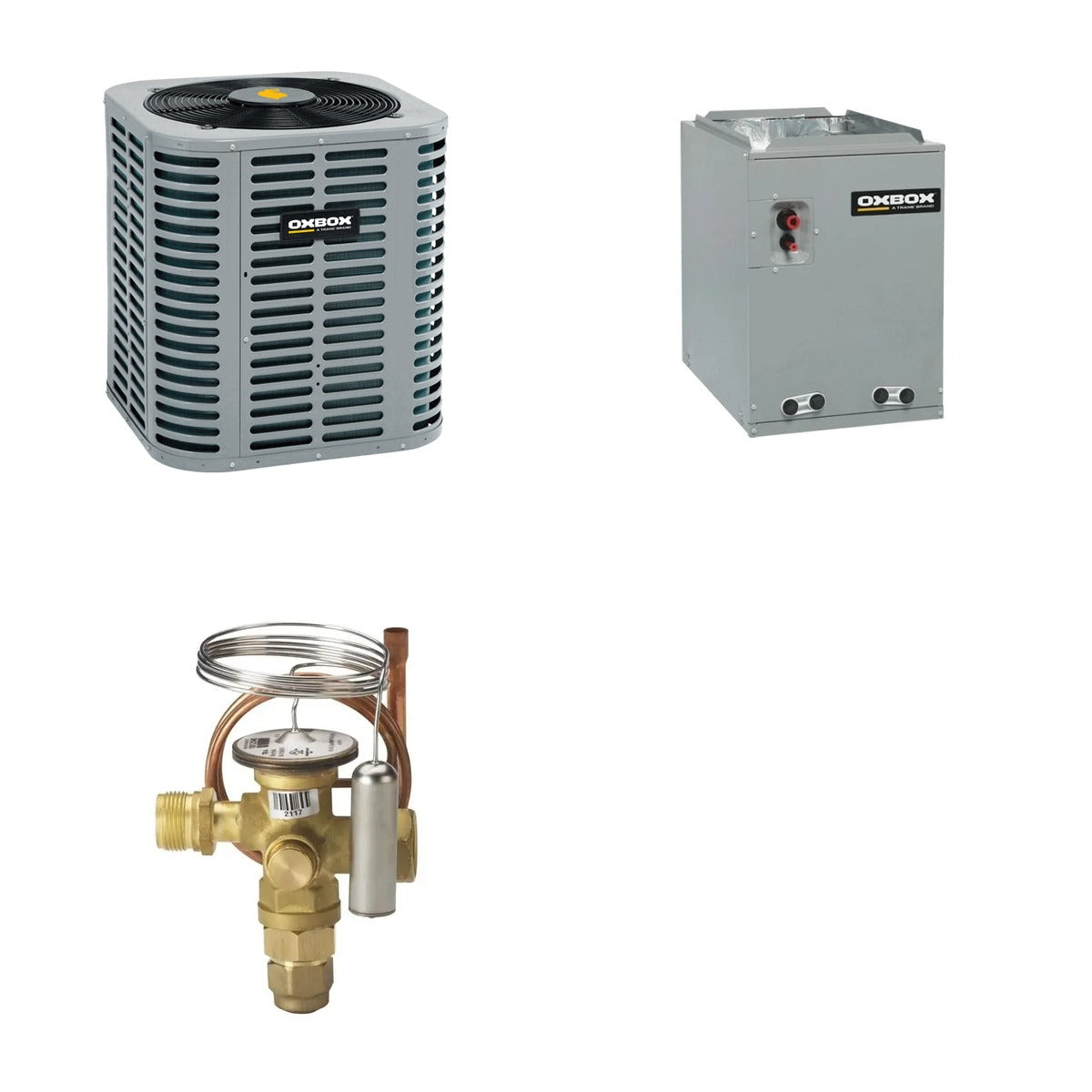 Oxbox Oxbox 3-Ton 36000 BTU R-454B 14.3 SEER2 Condenser & Coil System - J5AC5036A1000+J5GXCC005AC6HU+5AYTXVH3A1836A