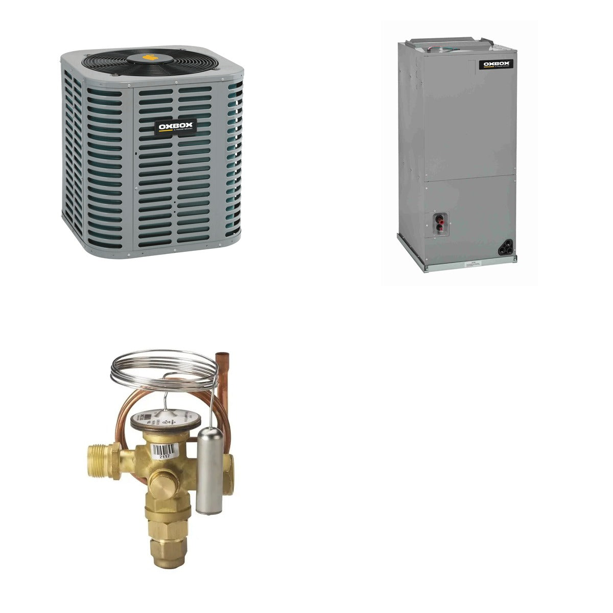 Oxbox Oxbox 2.5-Ton 30000 BTU R-454B 14.3 SEER2 Split AC System - J5AC5030A1000+J5AH5E36A1B00+5AYTXVH3A1836A