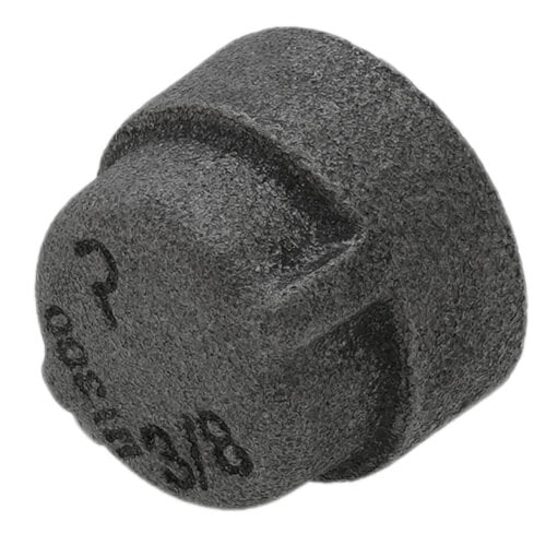 EVERFLOW Everflow BXCA0038 | 3/8 Black XH Cap 300# | BXCA0038
