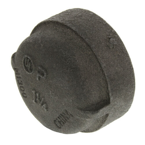 EVERFLOW Everflow BXCA0112 | 1-1/2 Black XH Cap 300# | BXCA0112