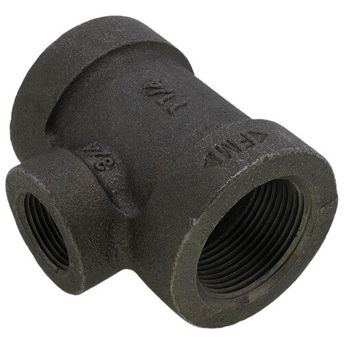 EVERFLOW Everflow BXRT1140 1-1/4 X 3/4 Black XH Reducing Tee 300#