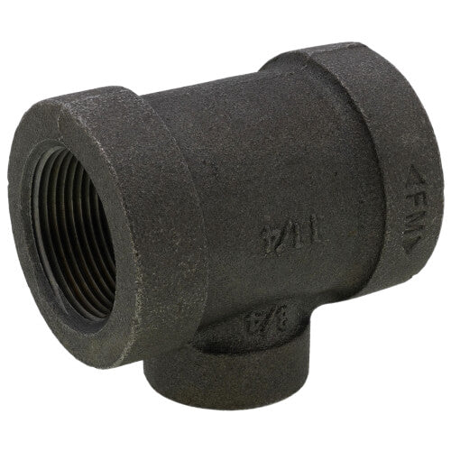 EVERFLOW Everflow BXRT1140 1-1/4 X 3/4 Black XH Reducing Tee 300#