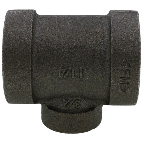 EVERFLOW Everflow BXRT1140 1-1/4 X 3/4 Black XH Reducing Tee 300#