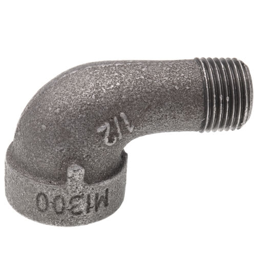 EVERFLOW Everflow BXSN0012 | 1/2 Black XH Street Elbow 90 300#