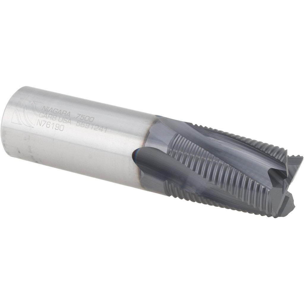 SECO TOOLS Seco 17004674 Roughing End Mill 3/4 in 4 Flute Solid Carbide