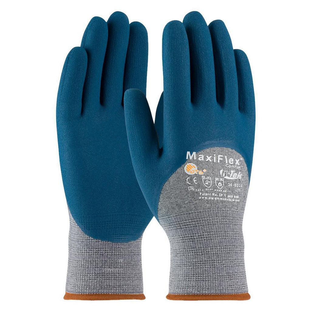 PIP Pip 34-9025/XL Work Gloves Xl Nitrile Coated Cotton