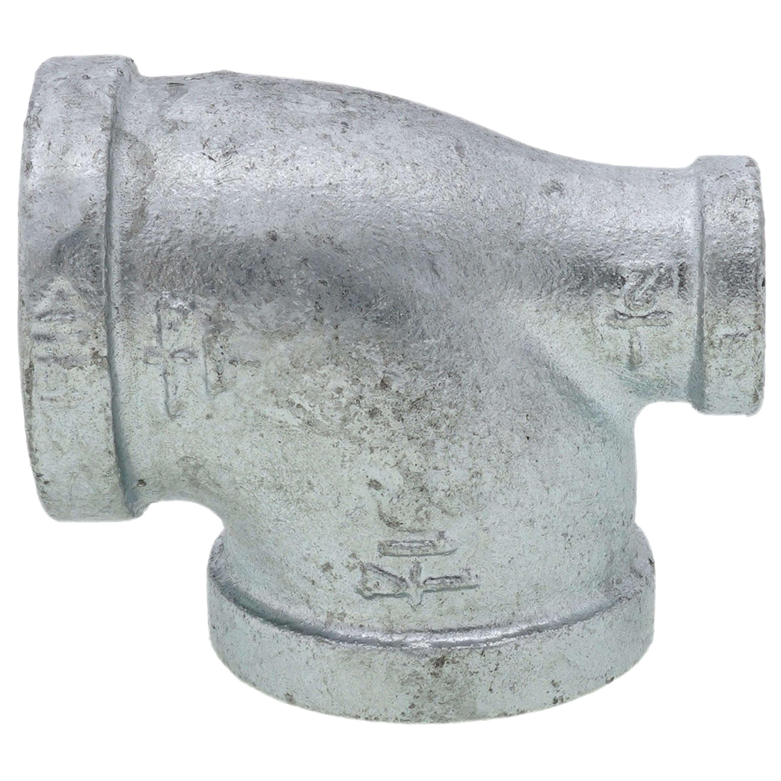 EVERFLOW Everflow GMRT1407 Galvanized malleable reducing tee (1-1/4 x 1/2 x 1-1/4) Replaces GVT125-050-125