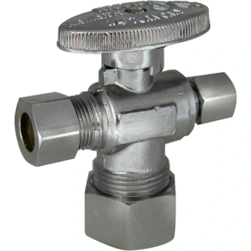 KISSLER Kissler 88-9310 Dual Outlet Stop 1/4 Turn (Pkg Qty 10)
