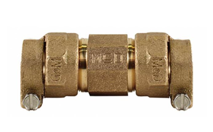 AY MCDONALD A.Y. McDonald 5130-002 COUPLING 1IN BRS DOM 1.85IN