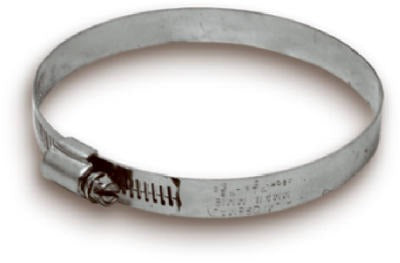LAMBRO INDUSTRIES Lambro Industries 284L Galvanized Worm Gear Clamp 4 in