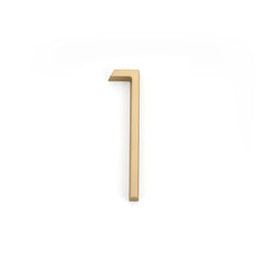 EMTEK Emtek 2831US4 Modern House Number 1 Satin Brass