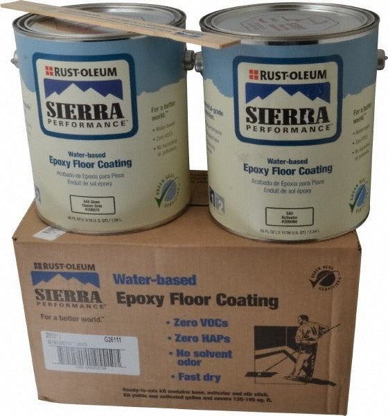 RUST-OLEUM Rust-oleum 251212 Epoxy Floor Coating 1 Gal Gray