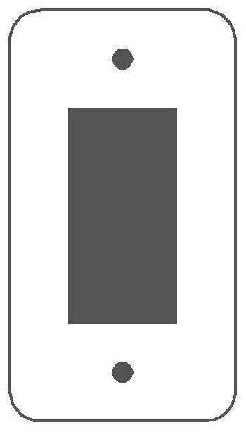 MULBERRY METAL PRODUCTS Mulberry Metal Products 79401 Receptacle Wallplate 1 Gang (5 in H x 2-3/4 in W)