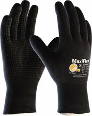 ATG Atg 34-8745/L-OLD Seamless Nylon Work Gloves Black Large