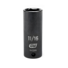 GEARWRENCH Gearwrench 84328N Impact Socket 3/8 in Drive 11/16 in 6-pt