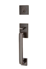 EMTEK Emtek 4820ROUUS10B Baden Tubular Handleset Oil Rubbed Bronze