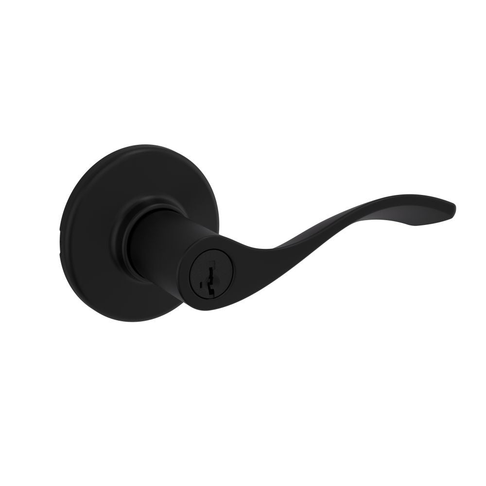 KWIKSET Kwikset 405BL-514S Balboa Lever Entry Lock Matte Black