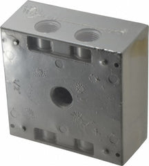 THOMAS & BETTS Thomas Betts 2IH5-1 Square Outlet Box 2 Gang Aluminum