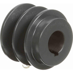 BROWNING Browning 1033091 Two Groove Sheave 1 in Bore Cast Iron