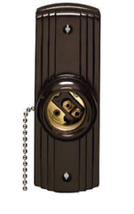 LEVITON Leviton Mfg Co C20-05235-000 Brown Pull Chain Lampholder