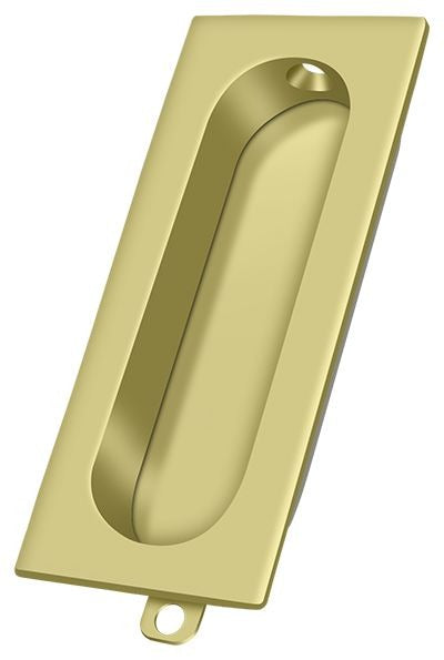 DELTANA Deltana FP222U3 Flush Pull Rectangle Bright Brass