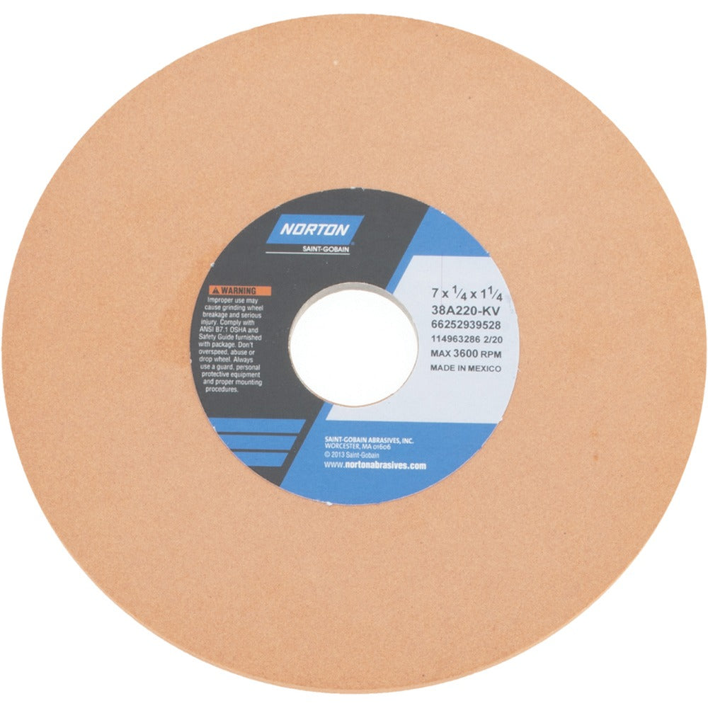 NORTON Norton 66252939528 Surface Grinding Wheel 220 Grit 7 in