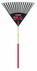 TRUPER Truper CR-30-CO Tru Tough Poly Head Clog-Resistant Leaf Rake 30 in Head 48 in Handle