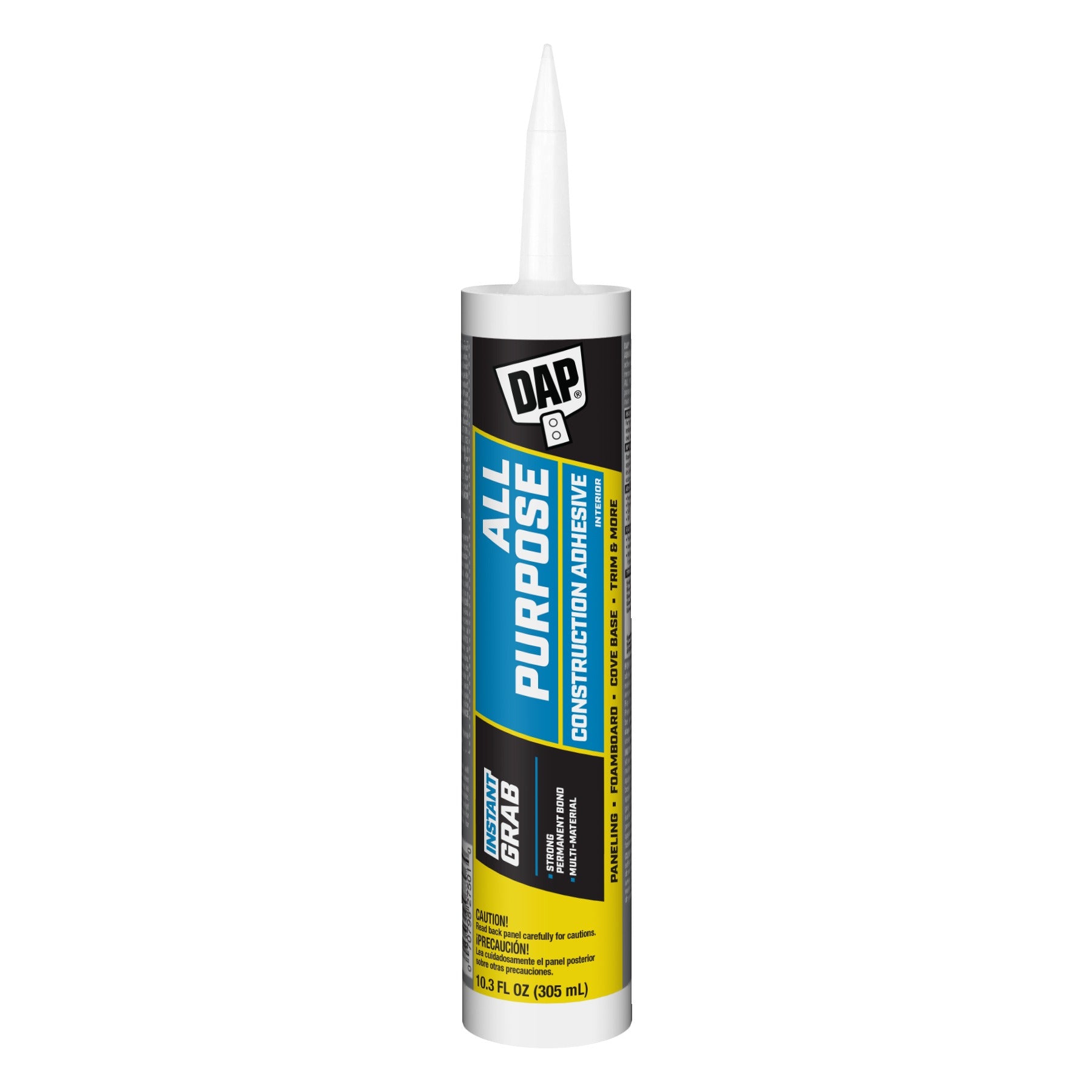 DAP Dap 7079827501 DynaGrip All Purpose Construction Adhesive 10.3 oz (1 Tube) 27501
