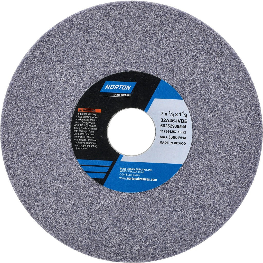 NORTON Norton 66252939544 Surface Grinding Wheel 46 Grit 7in