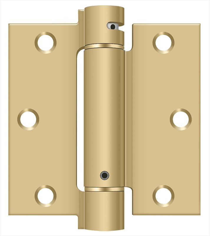 DELTANA Deltana DSH35U4 Spring Hinge 3.5x3.5 in Satin Brass