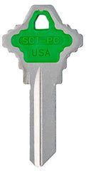 ILCO Kaba Ilco Corp SC1-PC-GREEN Schlage Green Key Blank