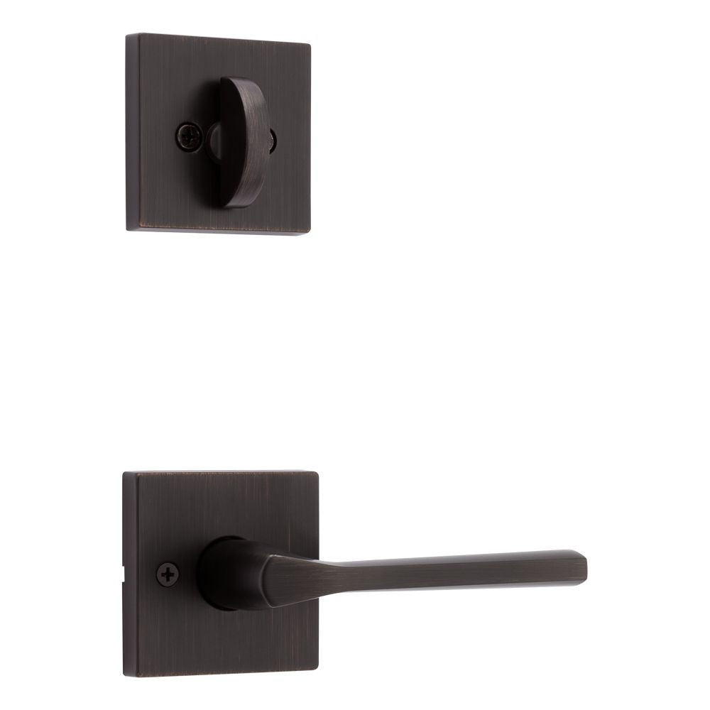 KWIKSET Kwikset 966LSLSQT-11P.UNIV Lisbon Lever Handleset Trim