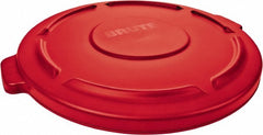 RUBBERMAID Rubbermaid FG265400RED Round Lid 55 Gal Red