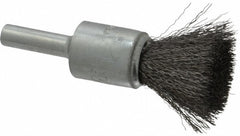 WEILER Weiler 90286 End Brush Crimped Steel Wire 1/2 Inch 25000 Rpm