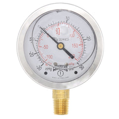 WINTERS INSTRUMENTS Winters Instruments PFQ798 Stainless Steel Liquid Filled Pressure Gauge 2.5 inches (2.5 in)
